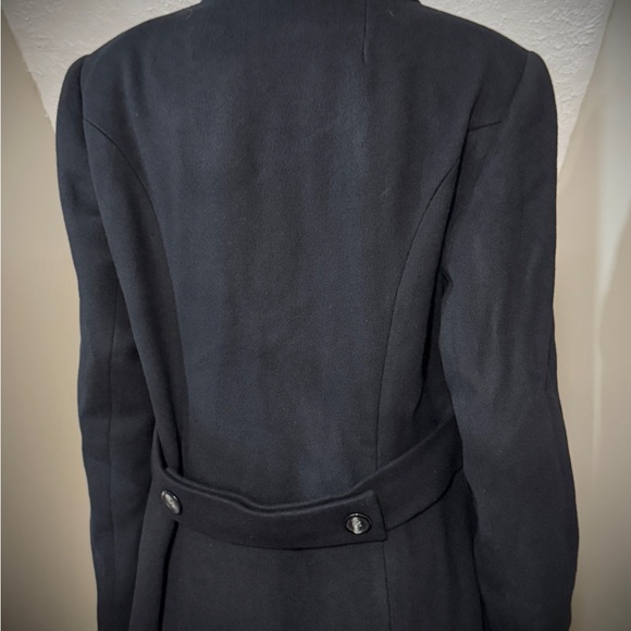 JGHook Long Black Trench Coat - Picture 13 of 16
